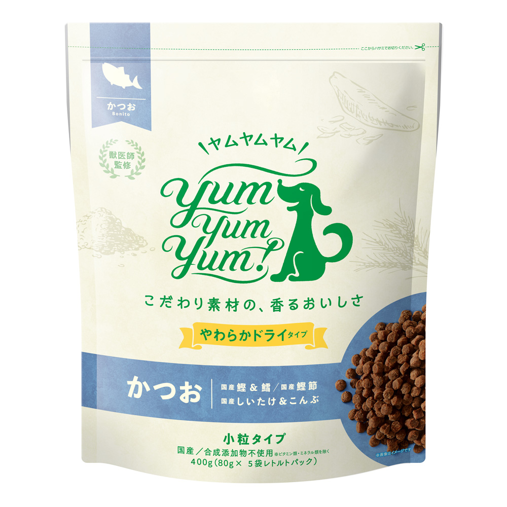 yum yum yum！かつお やわらかドライタイプ | yum yum yum